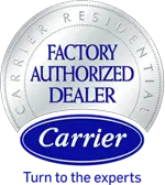 Carrier Factory Authorized Dealer Logo