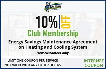 10% Off Steve's 5 Star Service Club Membership Coupon